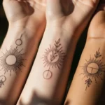 24 Gentle Spring Sun Tattoos That Symbolize Renewal