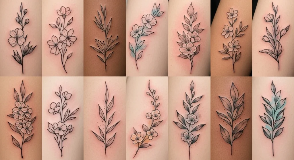 25 Elegant Spring Botanical Tattoos That Feel Artistic