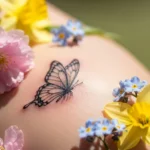 25 Feminine Spring Butterfly Tattoos Full of Renewal
