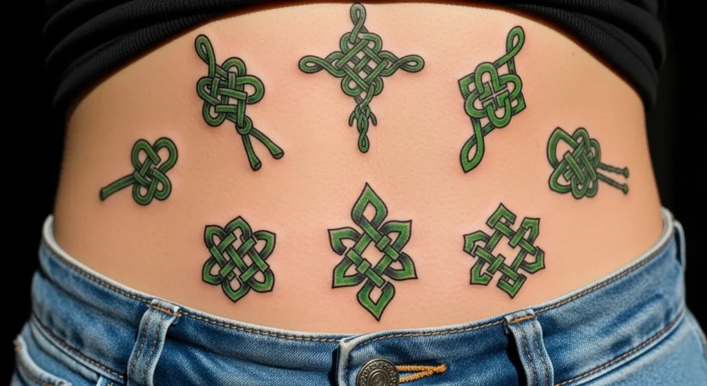 25 Green Knot Tattoos That Boost Cultural Identity