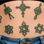25 Green Knot Tattoos That Boost Cultural Identity