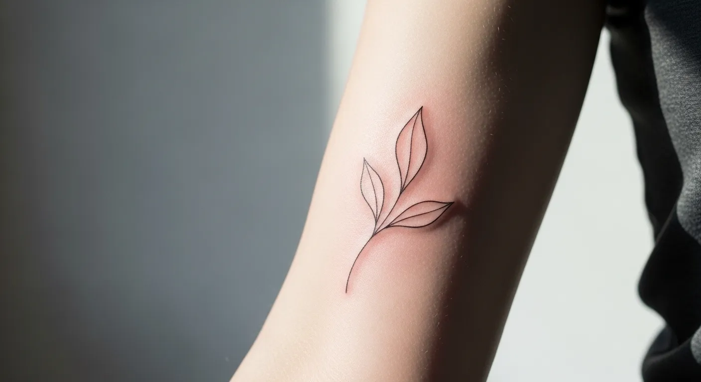 26 Minimal Spring Leaf Tattoos That Feel Natural