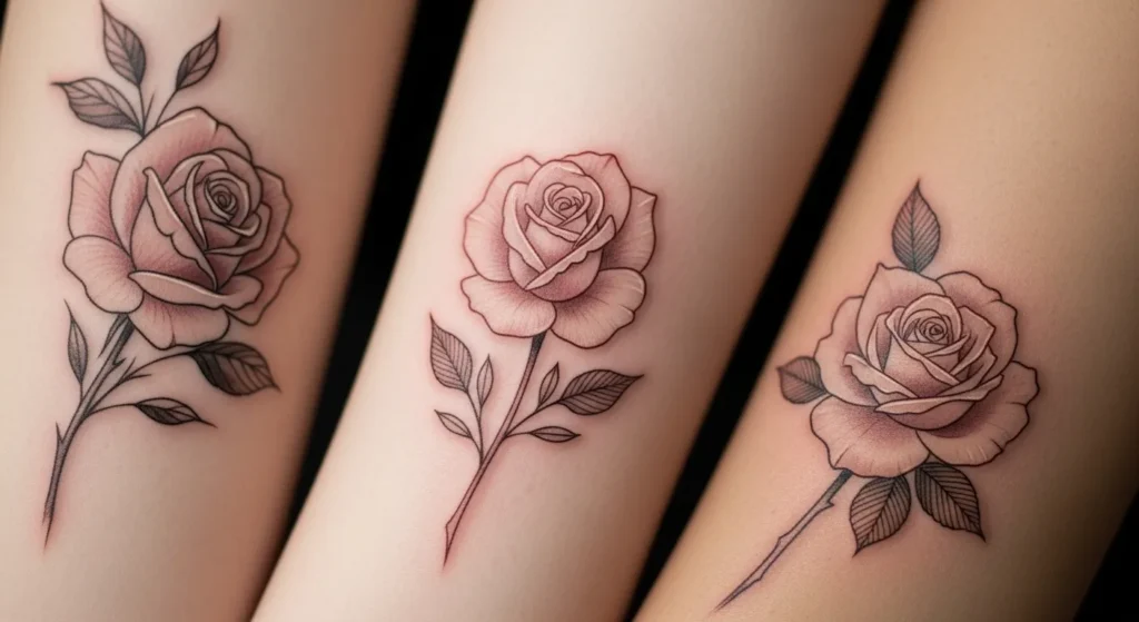 26 Soft Spring Rose Tattoos That Feel Romantic