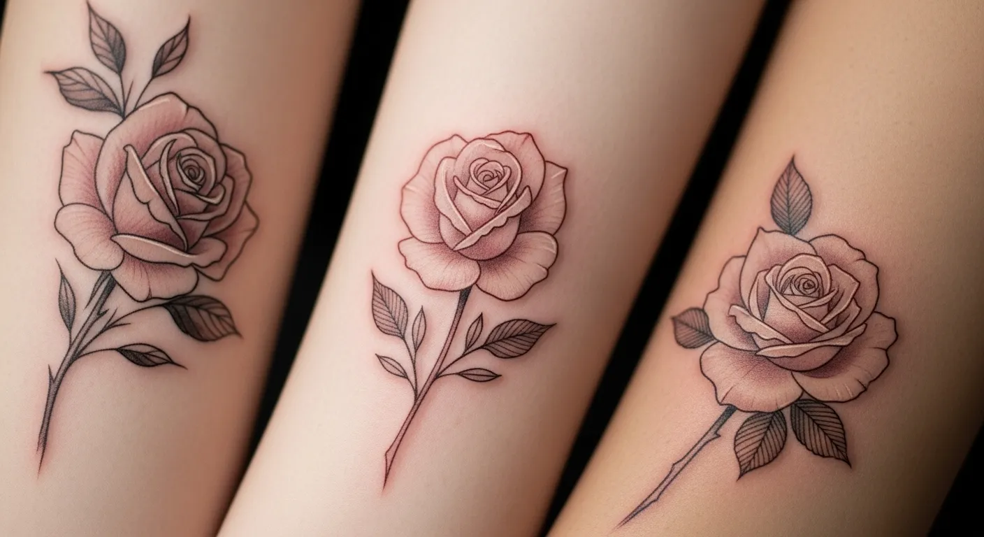 26 Soft Spring Rose Tattoos That Feel Romantic