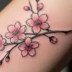 29 Stunning Spring Cherry Blossom Tattoos with Deep Meaning