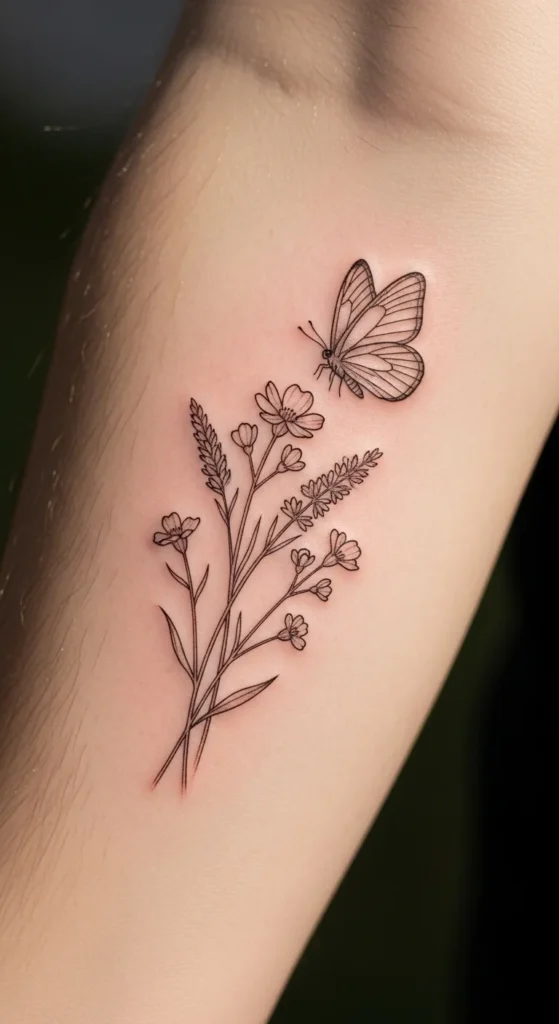 Butterfly and Wildflower Combo