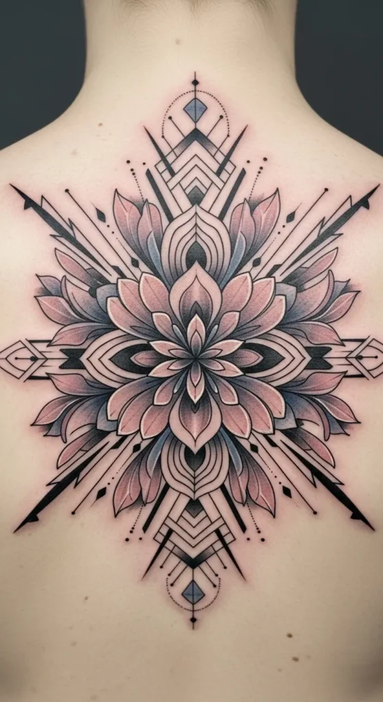 Abstract Floral Mandala