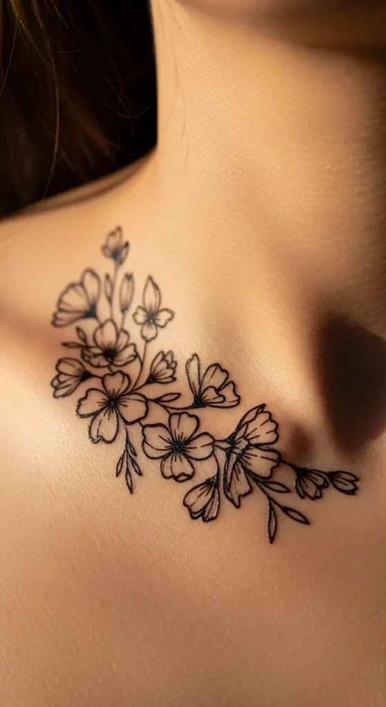 Abstract Flower Cluster