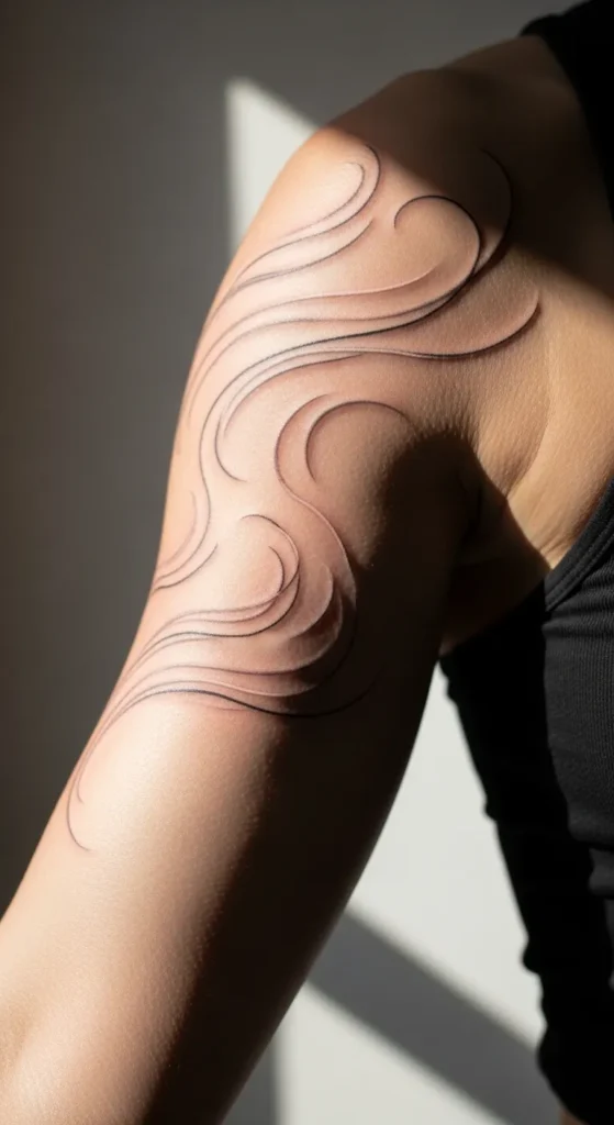 Abstract Spring Waves