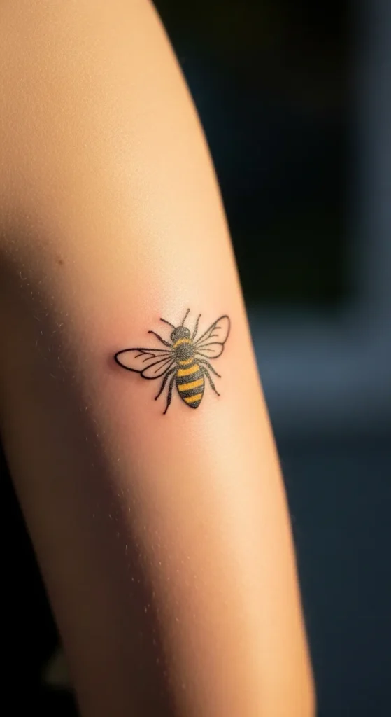 Bee on the Back of the Arm