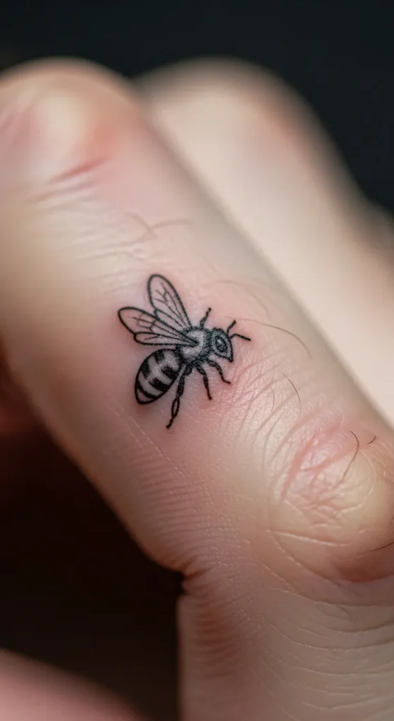 Bee on the Finger Side