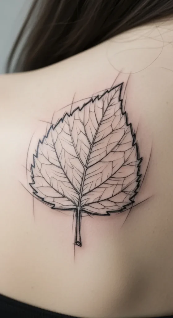 Botanical Sketch Leaf