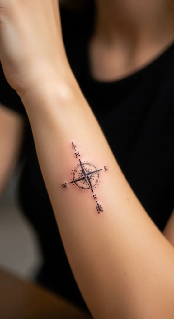 Compass Tattoo