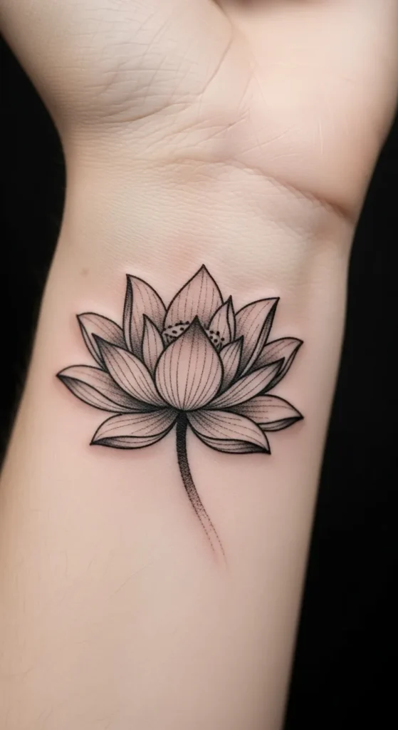 Delicate Lotus Flower