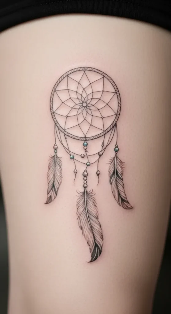 Dreamcatcher with Feather Accents