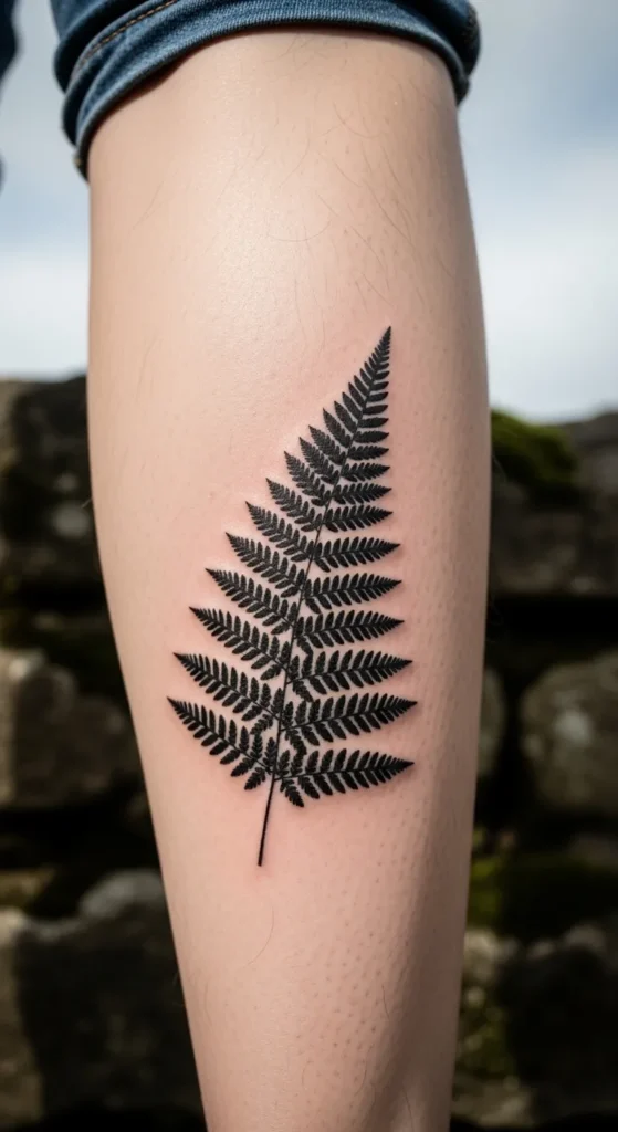 Fern Calf Silhouette