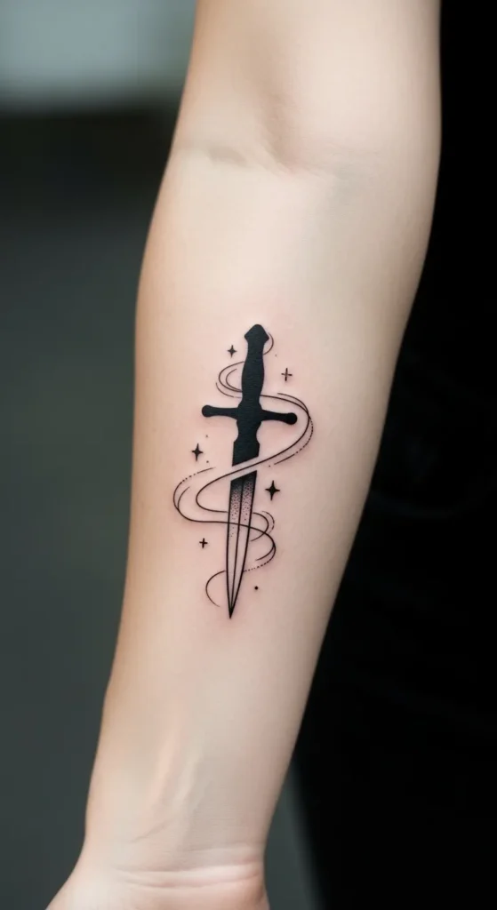 How to Design Minimal Dagger Tattoos