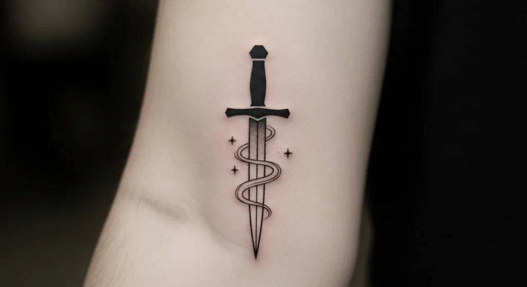 How to Design Minimal Dagger Tattoos That Represent Courage