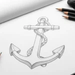 How to Draw Anchor Outline Tattoos That Stay Sharp