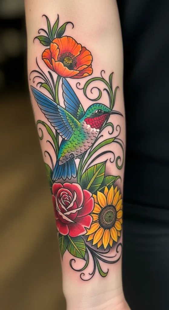 Hummingbird in Bloom