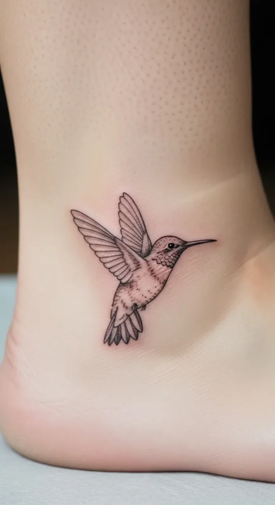 Hummingbird in Flight