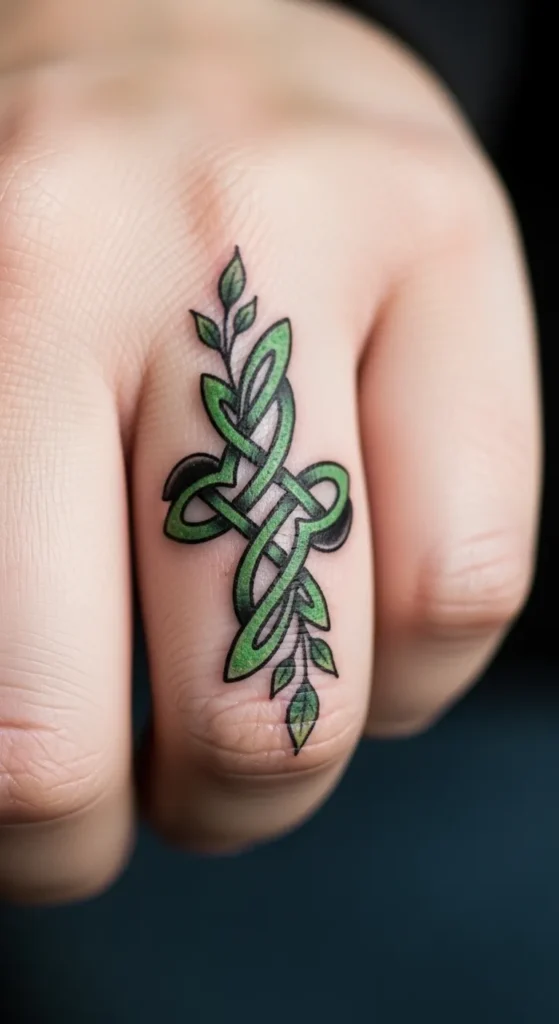 Leaf-Loop Finger Knot