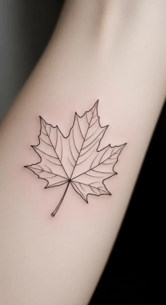 Leaf With Open Space