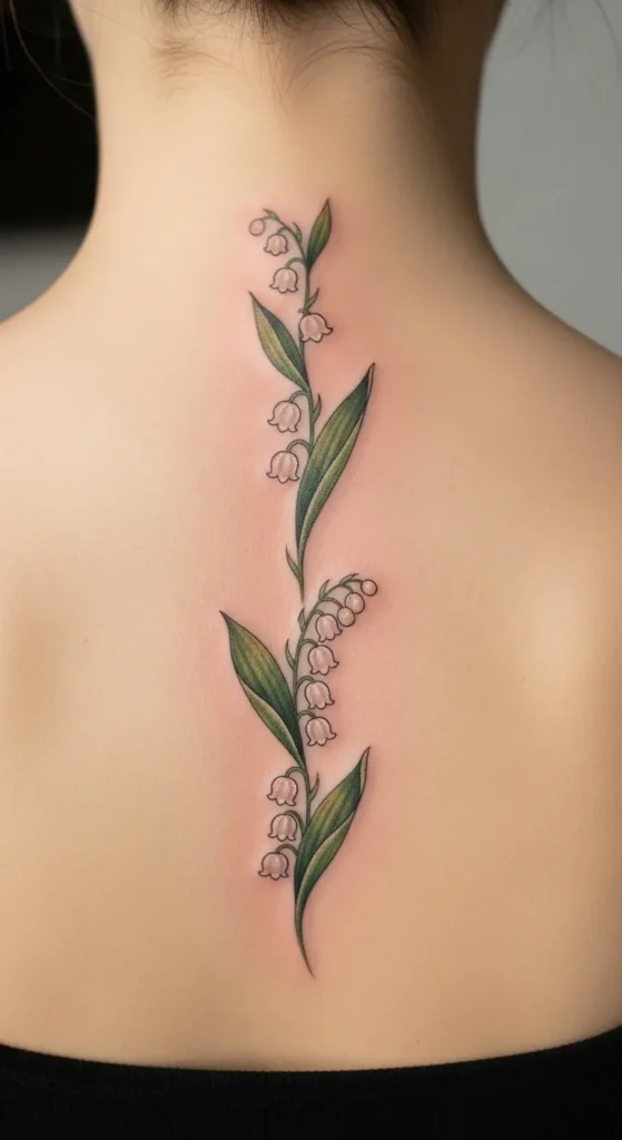 Lily of the Valley Spine Design