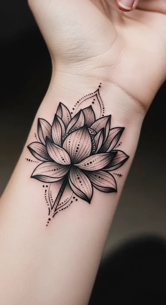 Lotus Flower Tattoo
