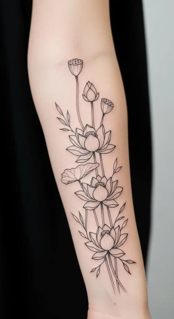 Lotus Line Sleeve