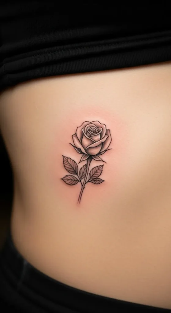 Micro Rose on the Rib Side