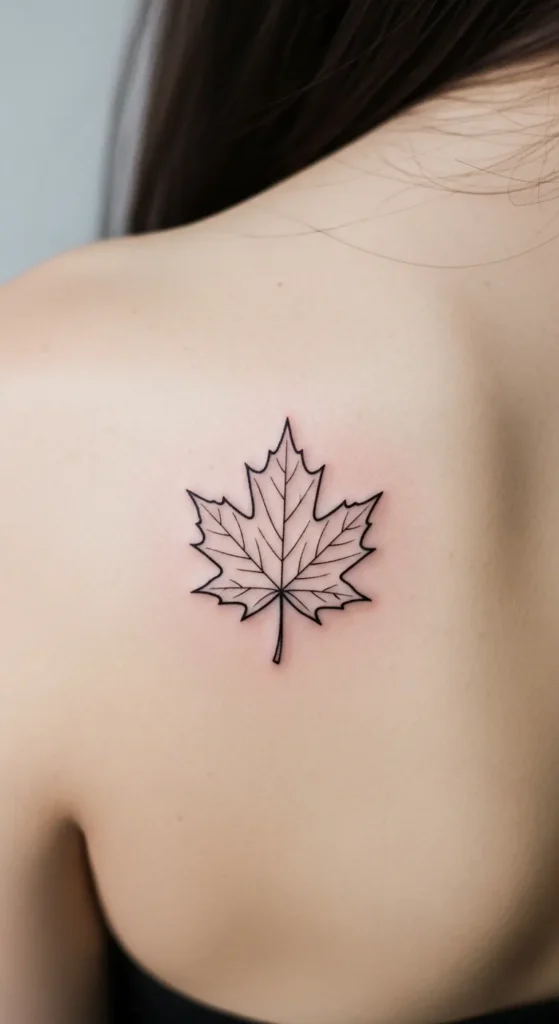 Minimal Maple Outline