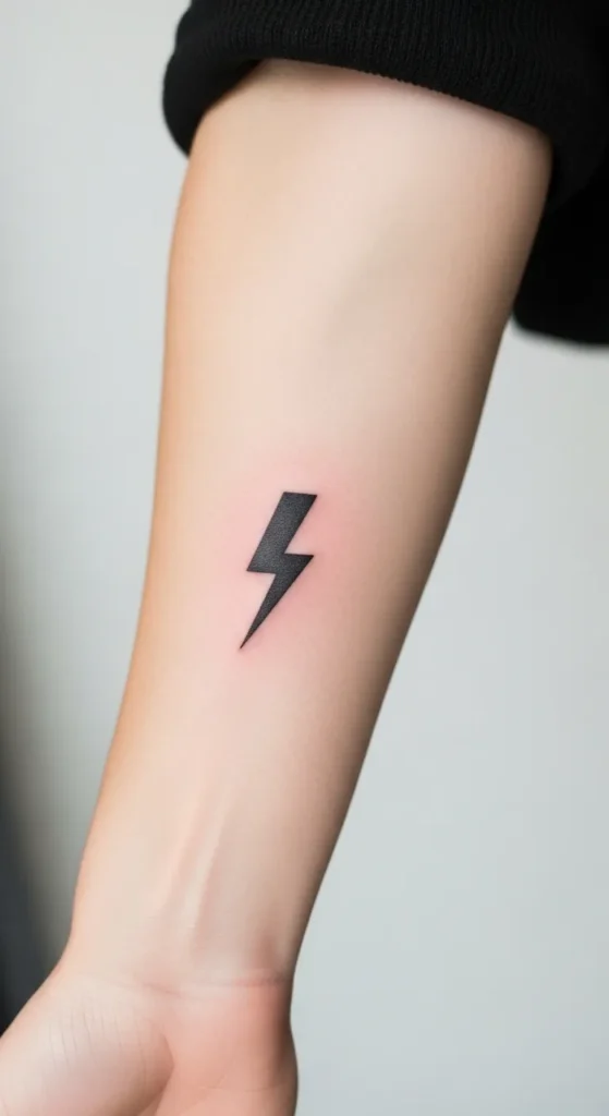 Minimalist Lightning Bolt