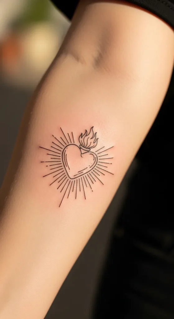 Minimalist Sacred Heart