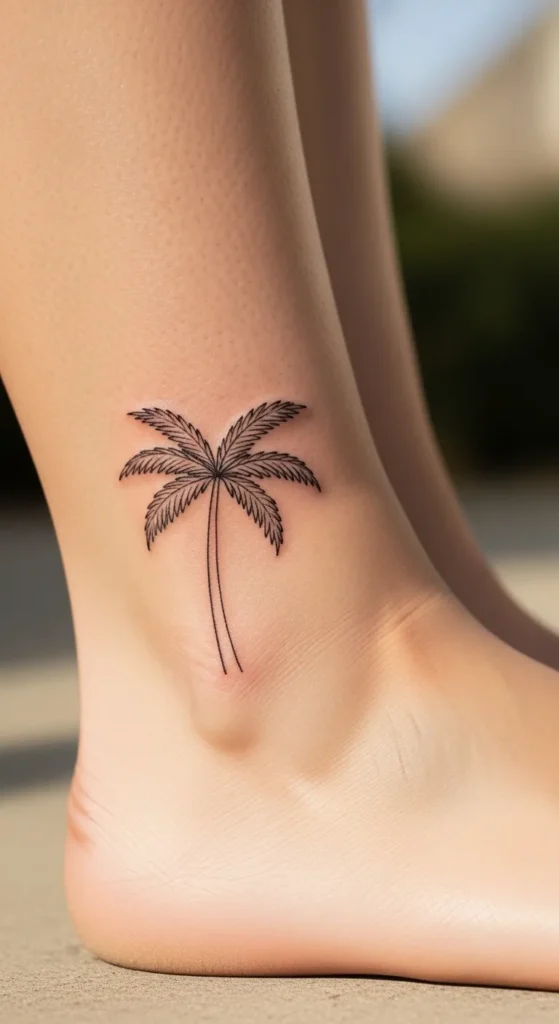 Palm Tree Tattoo