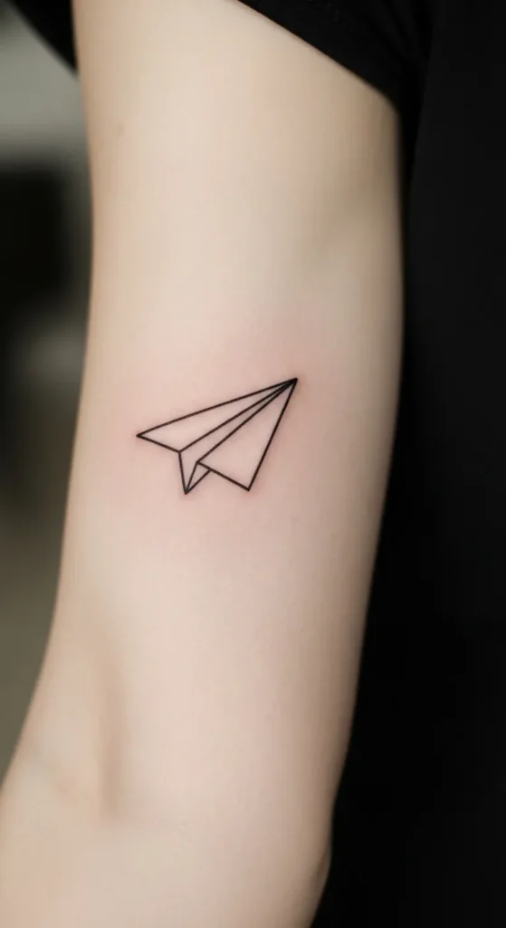 Paper Plane Tattoo