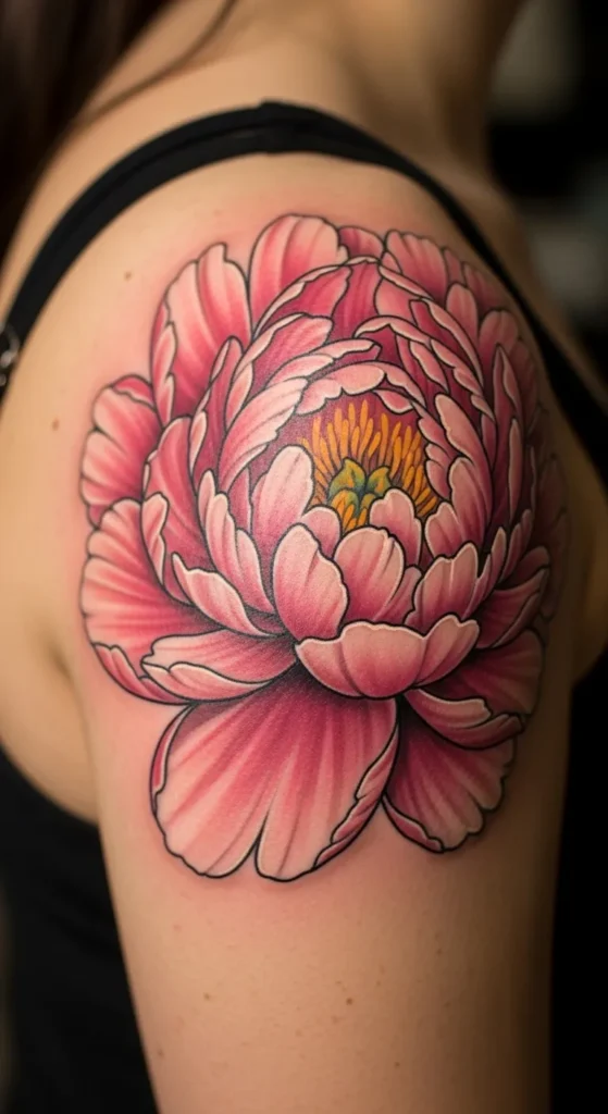 Peony Shoulder Bloom