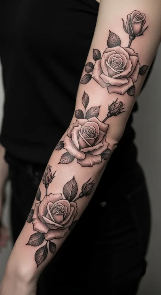 Rose and Bud Balance Sleeve