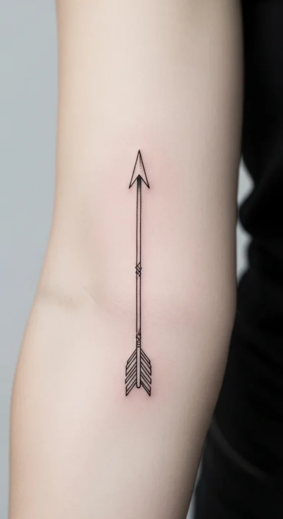 Simple Arrow Tattoo