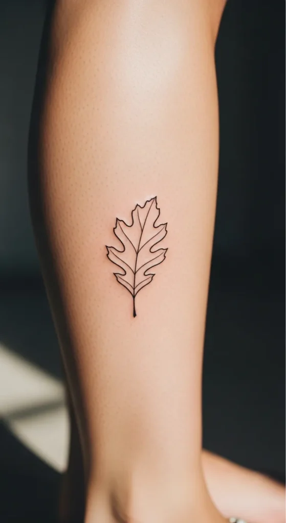 Simple Oak Leaf