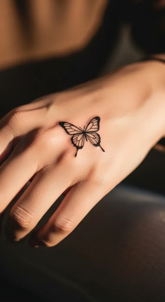 Single Line Butterfly