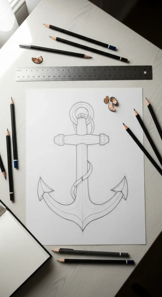 Sketch With Proportion and Symmetry