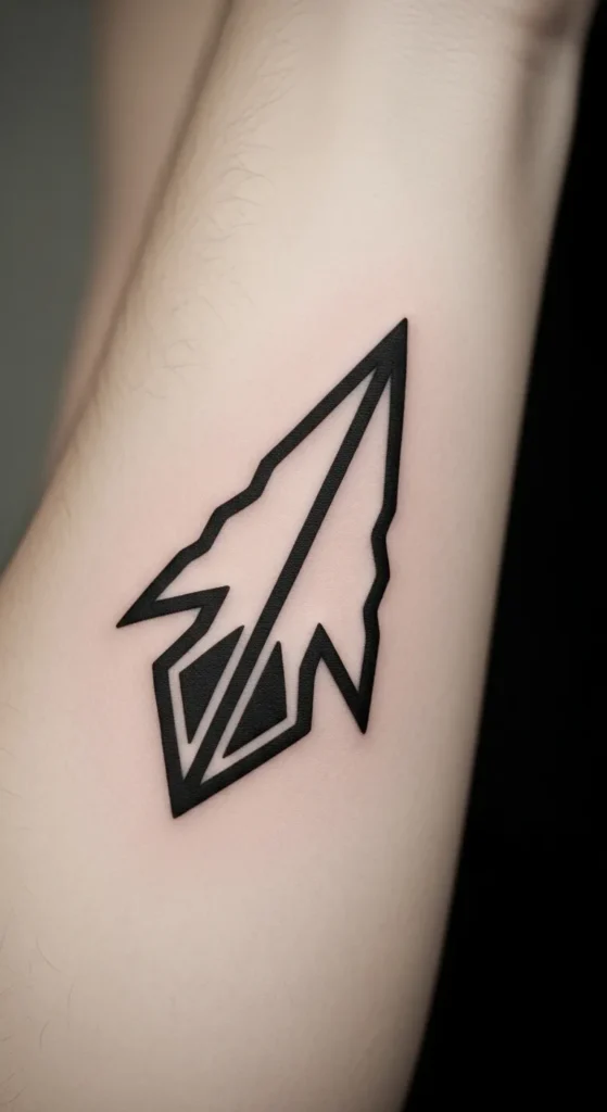  Small Arrowhead Tattoo