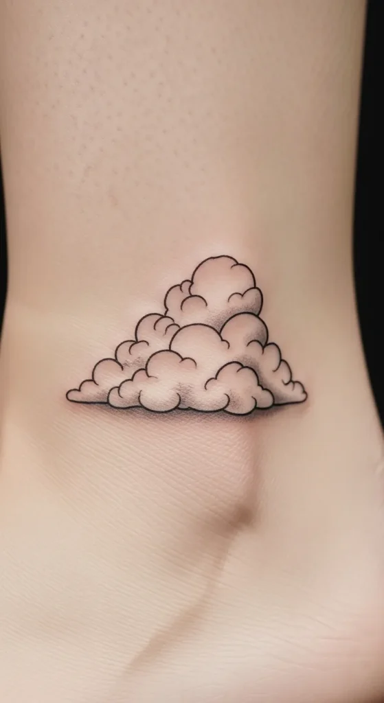 Small Cloud Tattoo