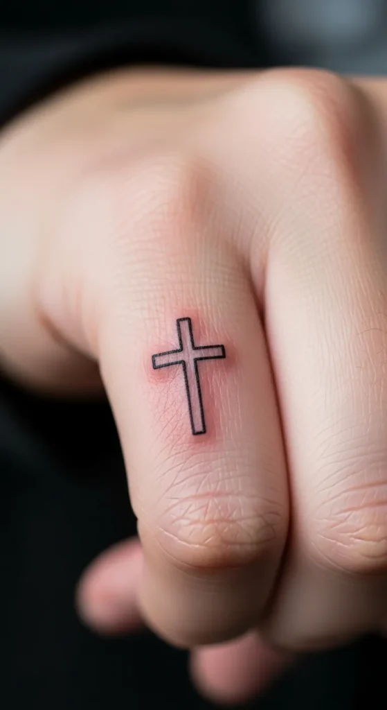 Small Cross Tattoo