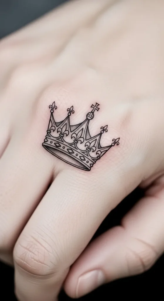 Small Crown Tattoo