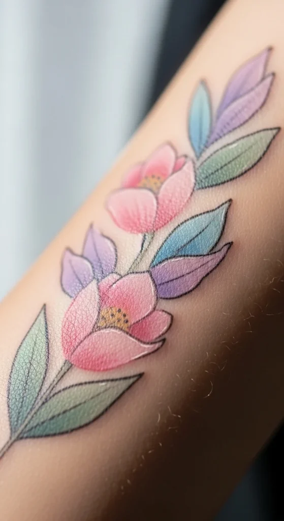 Spring Color Tattoos