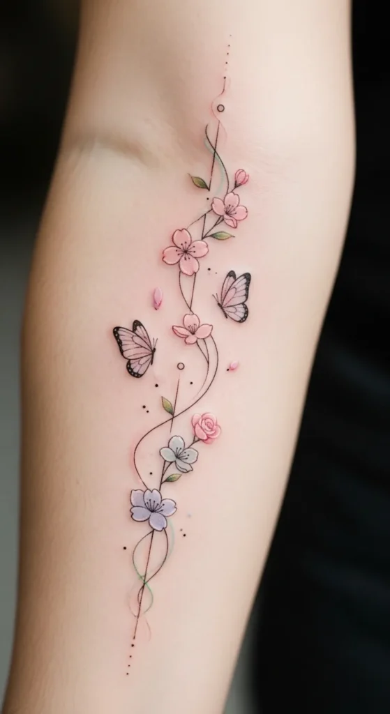 Spring Feminine Tattoos