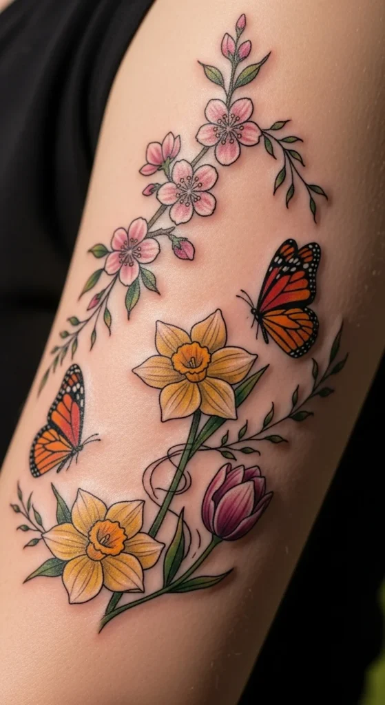 Spring Garden Tattoos