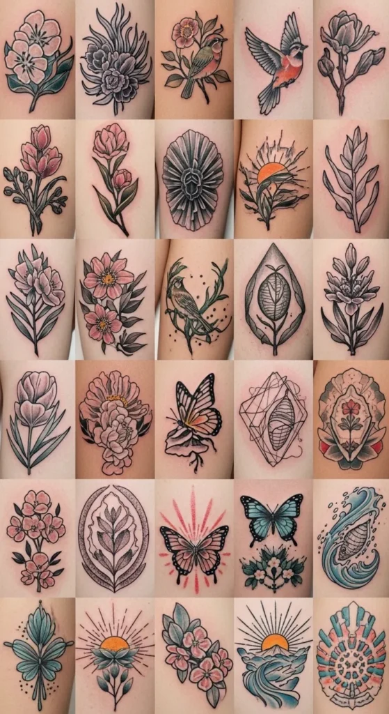 Spring Renewal Tattoos
